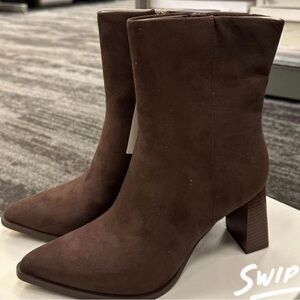 a new day Brown Heeled Boots